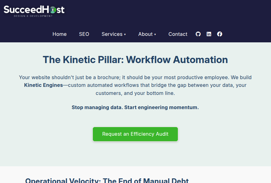 Kinetic Workflow Automation & Custom APIs | SucceedHost